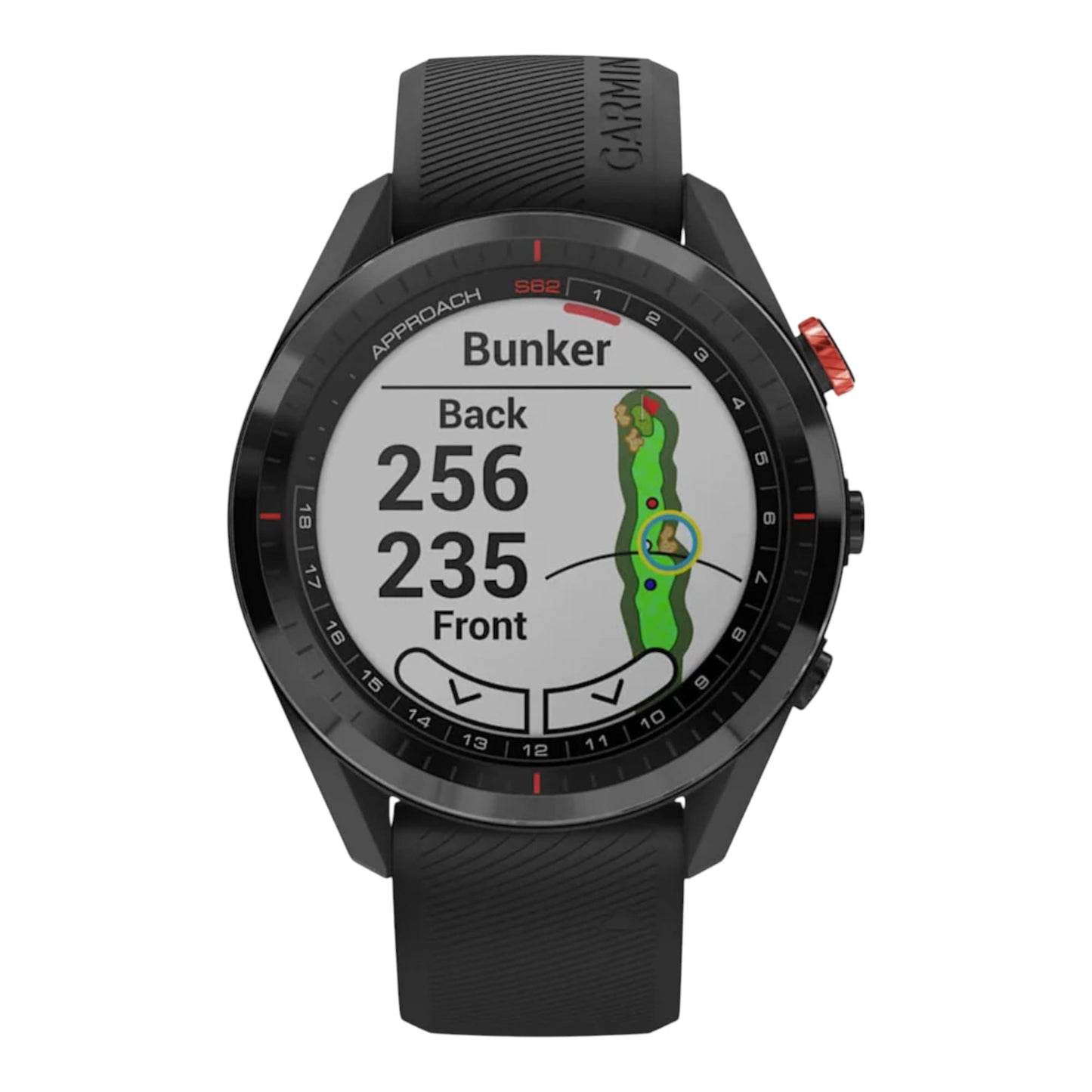 GARMIN - Approach® S62 Bundle Céramique noir avec bracelet noir Pack - 010-02200-02
