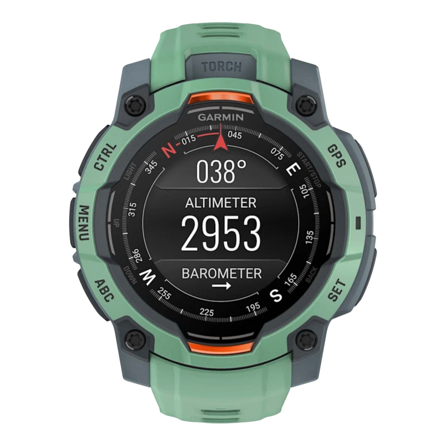GARMIN - Instinct® 3 – 45 mm - AMOLED Vert d'eau avec bracelet vert d'eau -010-02936-01