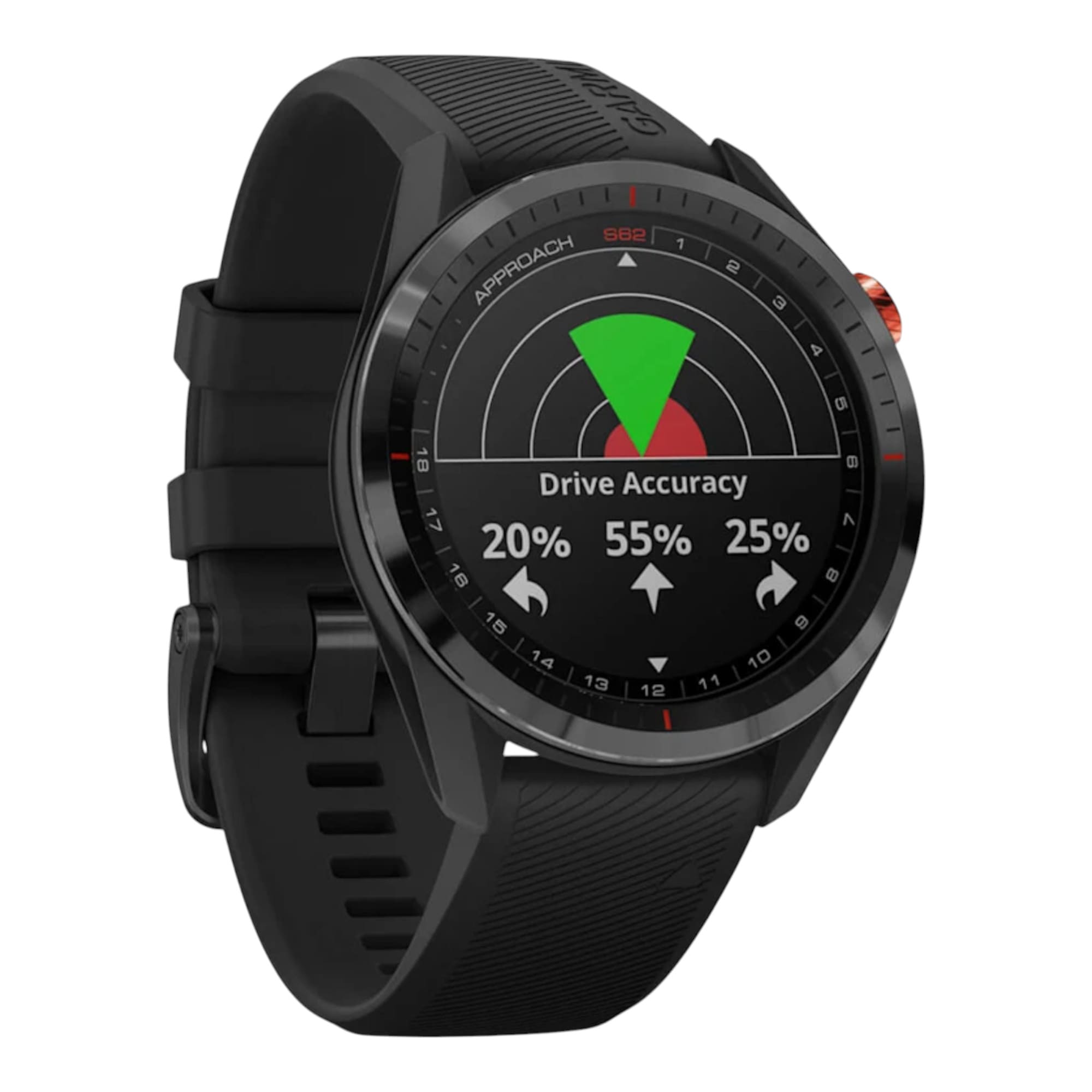 GARMIN - Approach® S62 Bundle  Céramique noir avec bracelet noir Pack  - 010-02200-02