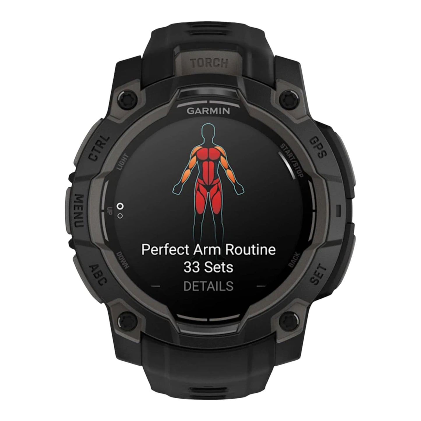 GARMIN - Instinct® 3 – 45 mm - AMOLED  Noir avec bracelet noir - 010-02936-00