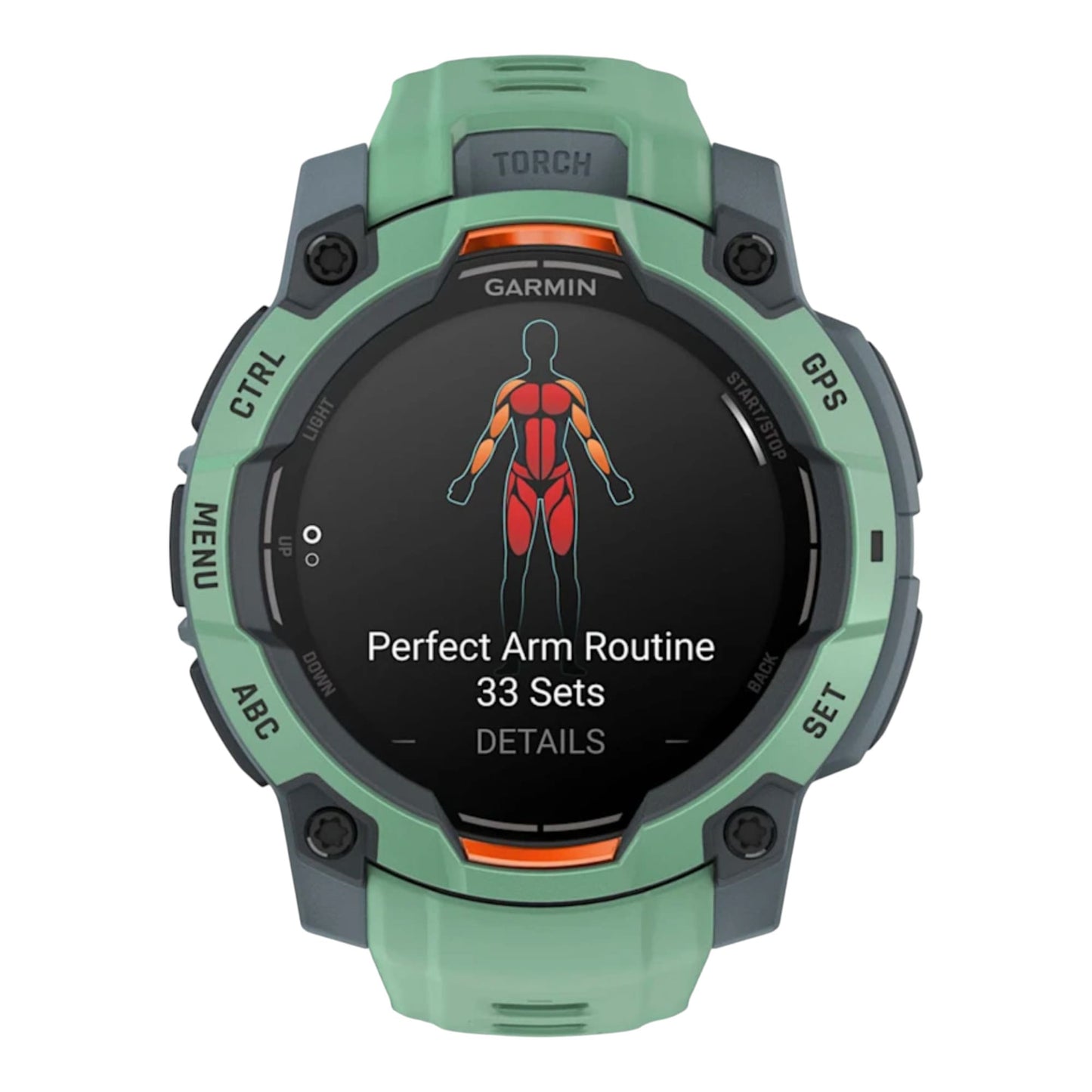 GARMIN - Instinct® 3 – 45 mm - AMOLED  Vert d'eau avec bracelet vert d'eau -010-02936-01