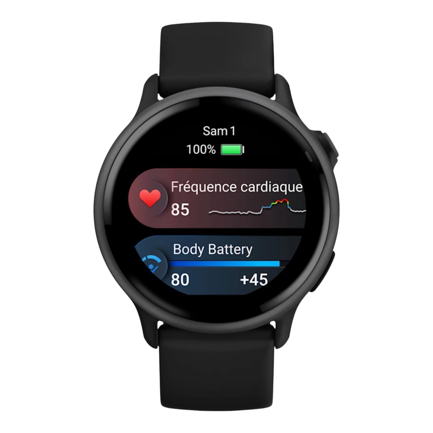 GARMIN - vívoactive® 6  Gray avec bracelet noir - 010-02985-00