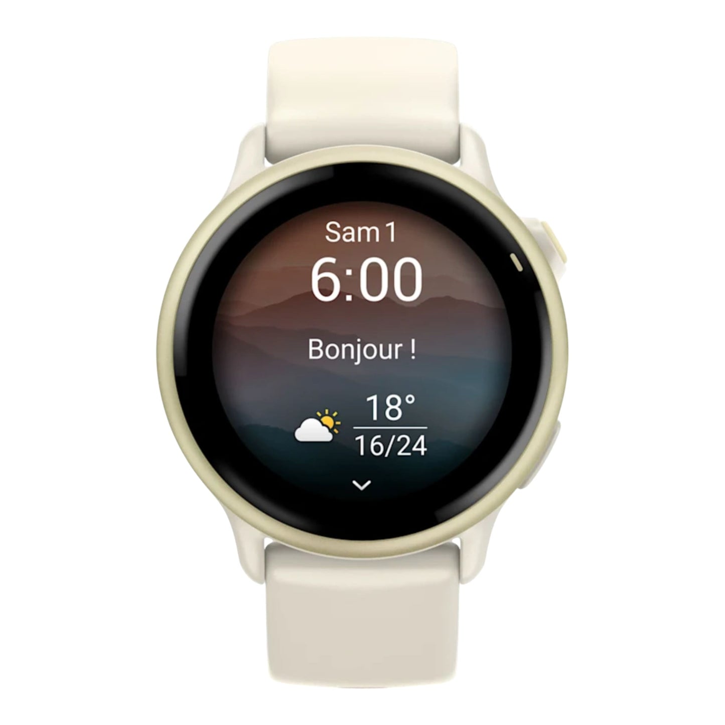 GARMIN - vívoactive® 6  Lunar Gold avec bracelet ivoire - 010-02985-01