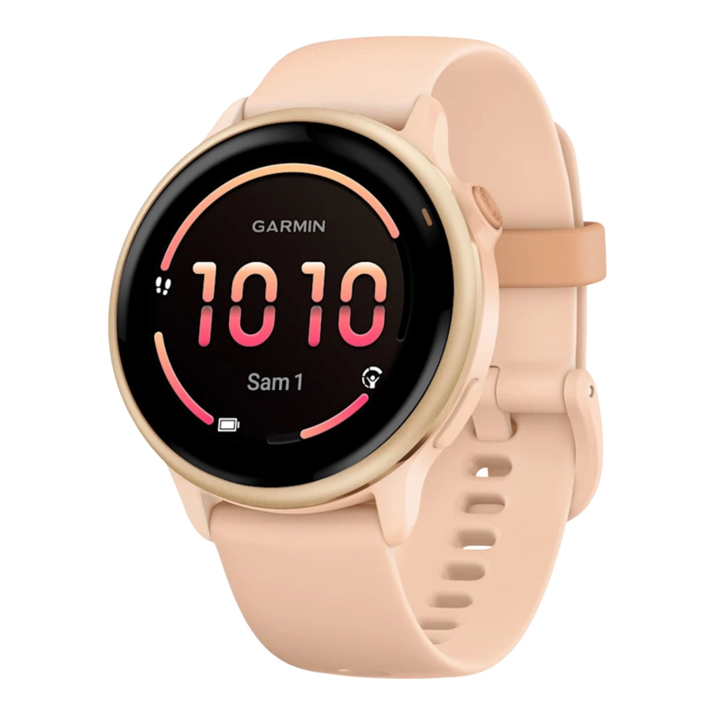 GARMIN - vívoactive® 6  Metallic Pink Dawn avec bracelet rose pêche - 010-02985-03